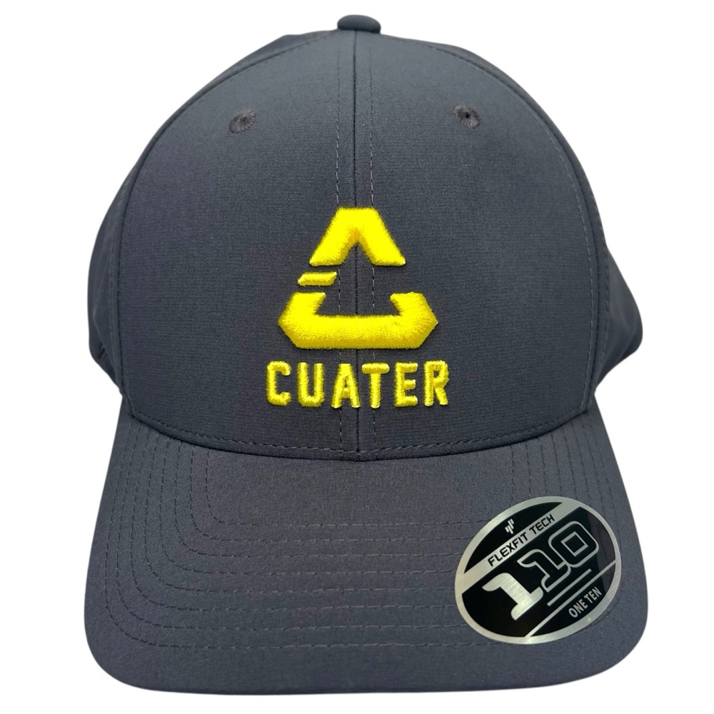 Travis Matthew Cuater Hat Mens One Size Gray Yellow Golf Adjustable Snapback NWT